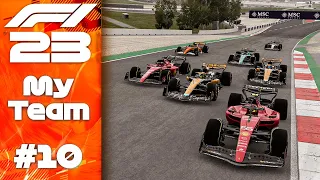 🤯 7 CAR FIGHT FOR POINTS! F1 23 My Team S1 R10 Austrian GP!