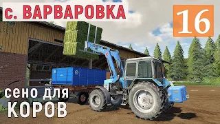 Farming Simulator 19 - Кормлю КОРОВ - Новый УЧАСТОК ЗЕМЛИ - Фермер в с. ВАРВАРОВКА # 16