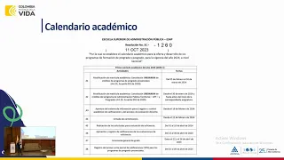 Semana de inducción a nivel nacional para estudiantes ESAP 2024-1