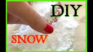 DIY Fake Snow for Christmas Crafts in 2 Minutes