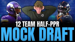 Half PPR Fantasy Football Mock Draft | 12 Team Pick 4 2022