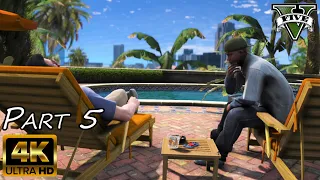 Grand Theft Auto V 4K 60 FPS  Gameplay Walkthrough Part 5 - Father/Son - (RTX 2080 Super)