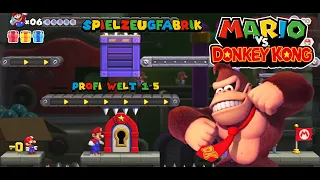 Mario vs. Donkey Kong Plus-Welt 1-5 🎮 Verwirrung auf dem Laufband 👀🙈