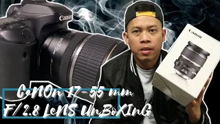 Canon 17-55mm f/2.8 USM Lens Unboxing  | The Must Have Lens for Canon 80D And Other APS-C Cameras