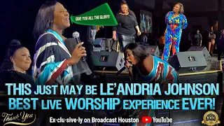 LE'ANDRIA JOHNSON Amazes TAMELA MANN & TASHA COBBS with DYNAMIC VOCALS @ Queens of Gospel Show 2023