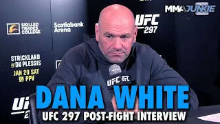 Dana White Thinks Sean Strickland Beat Dricus Du Plessis, But Won't Do Immediate Rematch | UFC 297