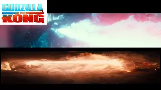 Godzilla vs MechaGodzilla and Doomsday vs Superman / (Godzilla vs Kong) 1080P