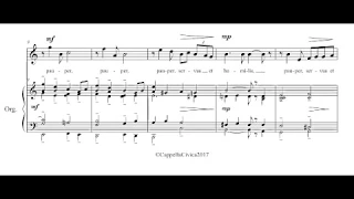 R. Brisotto (1972): "Panis Angelicus" for voice and organ