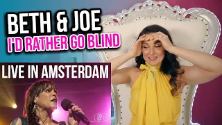 Vocal Coach Reacts to Beth & Joe - I'd Rather Go Blind