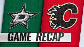 Stars edge Flames, 2-1, for sixth straight road win