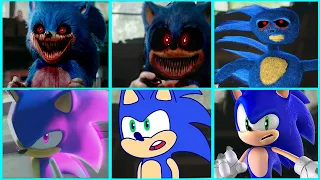 Sonic The Hedgehog Movie Sonic EXE vs SONIC PRIME Uh Meow All Designs Compilation 2
