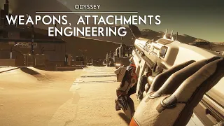 Elite Dangerous Odyssey: Weapons, Attachments, Engineering