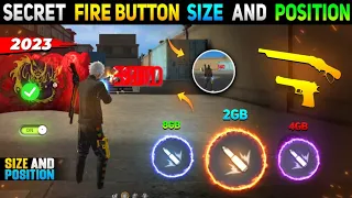 Best Fire Button Size In Free Fire | Fire Button Size And Position | 4gb 6gb Ram Free Fire Setting