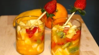 Salade de fruits à la fleur d'oranger - Recette dessert FACILE & RAPIDE