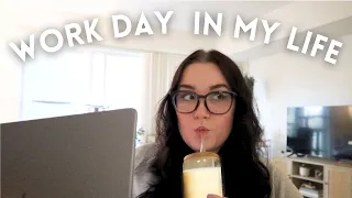 REALISTIC WORK FROM HOME DAY IN MY LIFE *9-5 job in marketing*