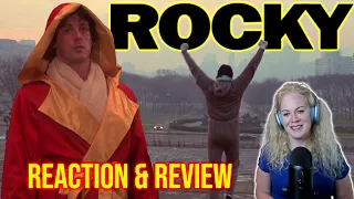 Karate Kid fan reacts to ROCKY! | ROCKY (1976) Reaction and Review | First time watching!