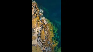 The magnificent hues of the Maltese landscape from above 💚💙