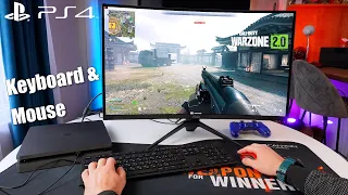 COD: Warzone 2 Feels Amazing With Keyboard And Mouse On The PS4 | POV Gameplay |