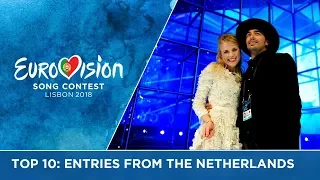 Top 10: Entries from The Netherlands at the Eurovision Song Contest