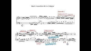 Bach, Invention 1, Music Analysis by R. Richard Trevarthen