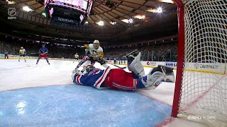 Igor Shesterkin With The Beautiful Pad Save