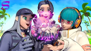 KIT'S ANIME SISTERS SAVE HIS LIFE.. ( Fortnite Short )