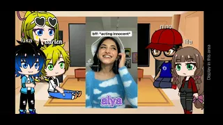 MLB react to Marinette and ALYA as ??? | Xcookie_shinoX |credit:gacha rose |