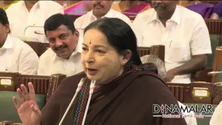 CM Jayalalitha Makes Fun of DMK at TN assembly - Dinamalar