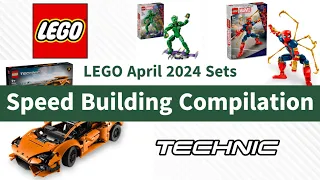 LEGO April 2024 Sets Compilation Speed Building Reviews