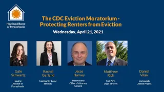 Webinar: The CDC Eviction Moratorium - Protecting Renters from Eviction