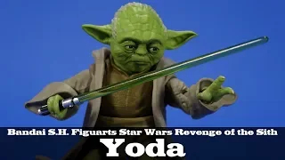 S.H. Figuarts Yoda Star Wars Revenge of the Sith Bandai Tamashii Nations Action Figure Review
