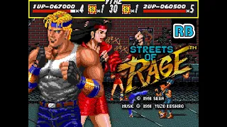 1991 [60fps] GEN Streets of Rage 2Players Axel Blaze ALL