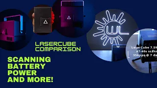 LaserCube 7.5W Ultra vs. 2.5W - full comparison! Scanning, brightness, battery and more!