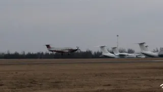 takeoff  EW 501LL Pilatus PC 12NG Mogilev