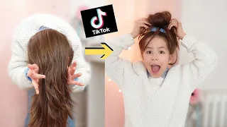 VIRAL TIKTOK HAIR LIFE HACKS 😂😅 // KIARA PARIS 🌷