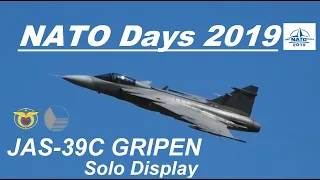 JAS-39 Gripen ▲ Czech Air Force 🇨🇿 ▲ NATO Days 2019 ▲ + view from the display line