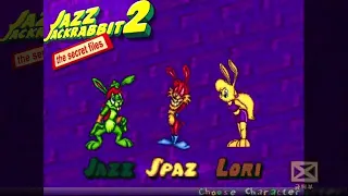 재즈잭래빗 2 Jazz Jackrabbit 2 전캐릭터 하드 플레이 모음 재즈 스파즈 로리