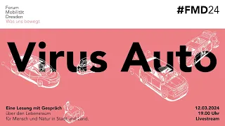 Lesung mit Gespräch "Virus Auto" | 12.03.2024 um 19:00 Uhr