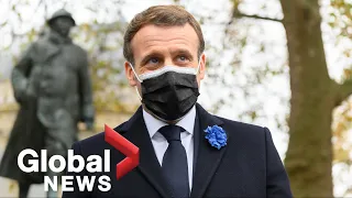 Armistice Day: France's Macron attends ceremony in Paris marking end of WWI