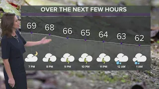 Northeast Ohio weather forecast: Cold front to spark showers and isolated storms overnight