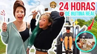 ¡24 HORAS de RUTINA REAL en FAMILIA! 🤪 LIMPIEZA, COMIDA, ORGANIZACIÓN... | Familia Carameluchi