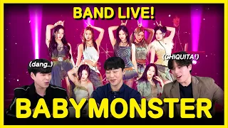 BABYMONSTER - ‘SHEESH’ Band Live. [KOREAN  REACTION] !! 😱😐