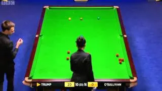 WSC 2013  RONNIE O'SULLIVAN vs JUDD TRUMP semifinal Frame-27