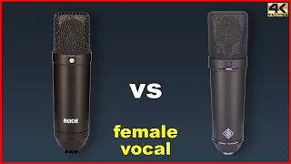 Røde NT1 vs Neumann U87 IA mt  [Female Vocals | Music]