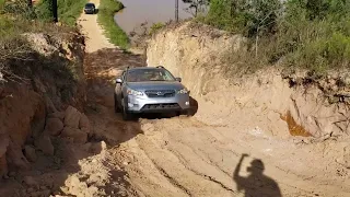 Subaru Crosstrek hill climb at Hills and Hollers