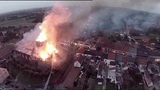 Belgian church destroyed by blaze