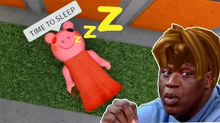 ROBLOX PIGGY FUNNY MEME MOMENTS (PIGGY LIKE TO SLEEP )