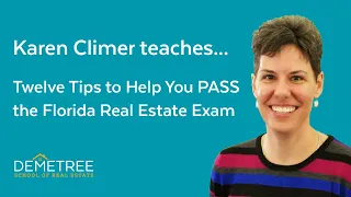 Florida Real Estate Exam – Twelve Simple Tips To Help You Pass The FIRST Time (2024)