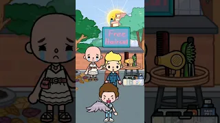 Bald girl (Part 2) #tocaboca #tocalifeworld #shorts