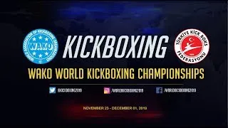 Wako World Kickboxing Championships-Ring-2, Day3, 2019